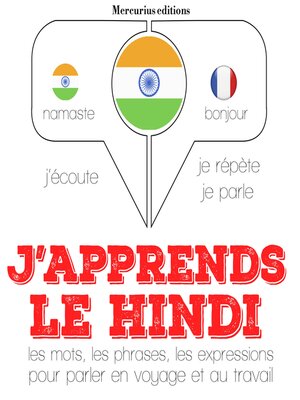 cover image of J'apprends le hindi